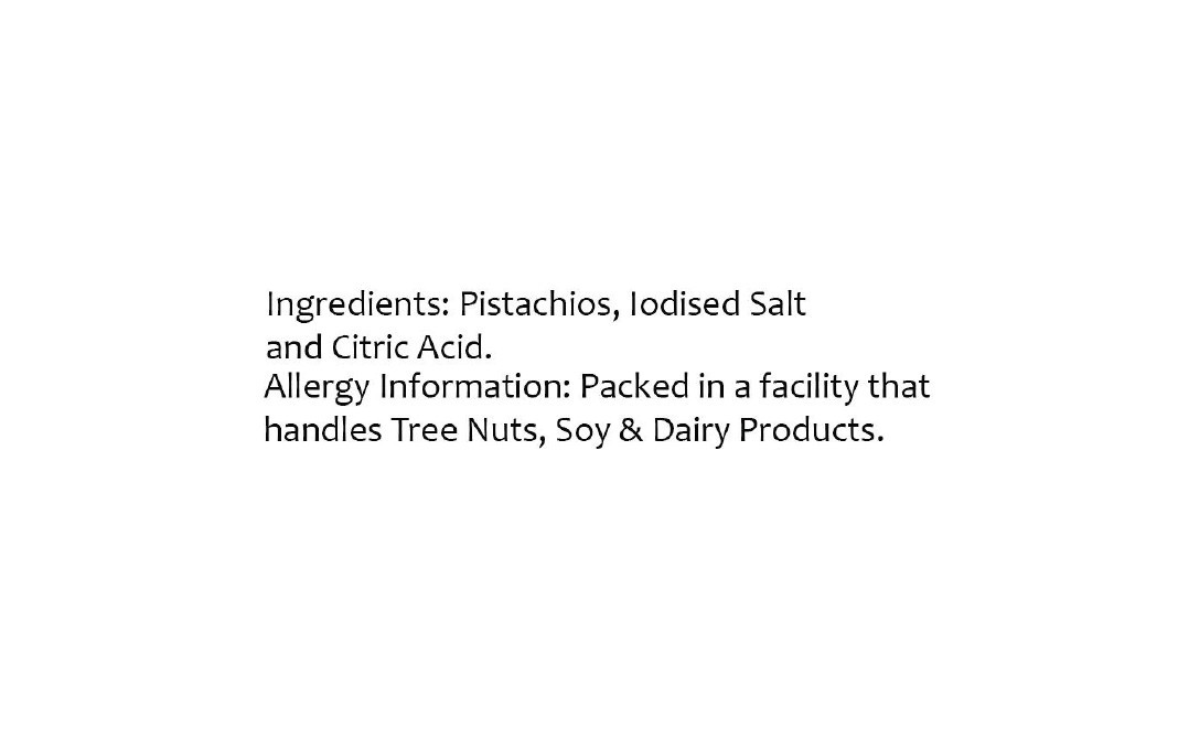 Lagom Roasted & Salted Pistachios    Pack  1 kilogram